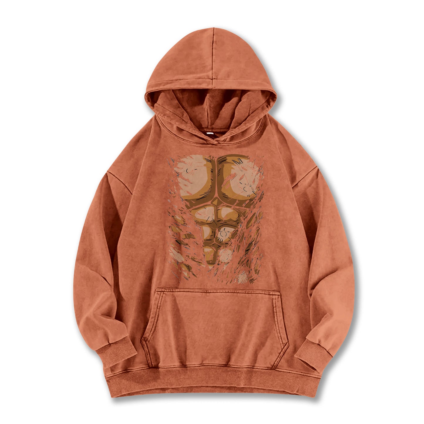 Ultimate Grappler's 6-Pack Abs Vintage Hoodie