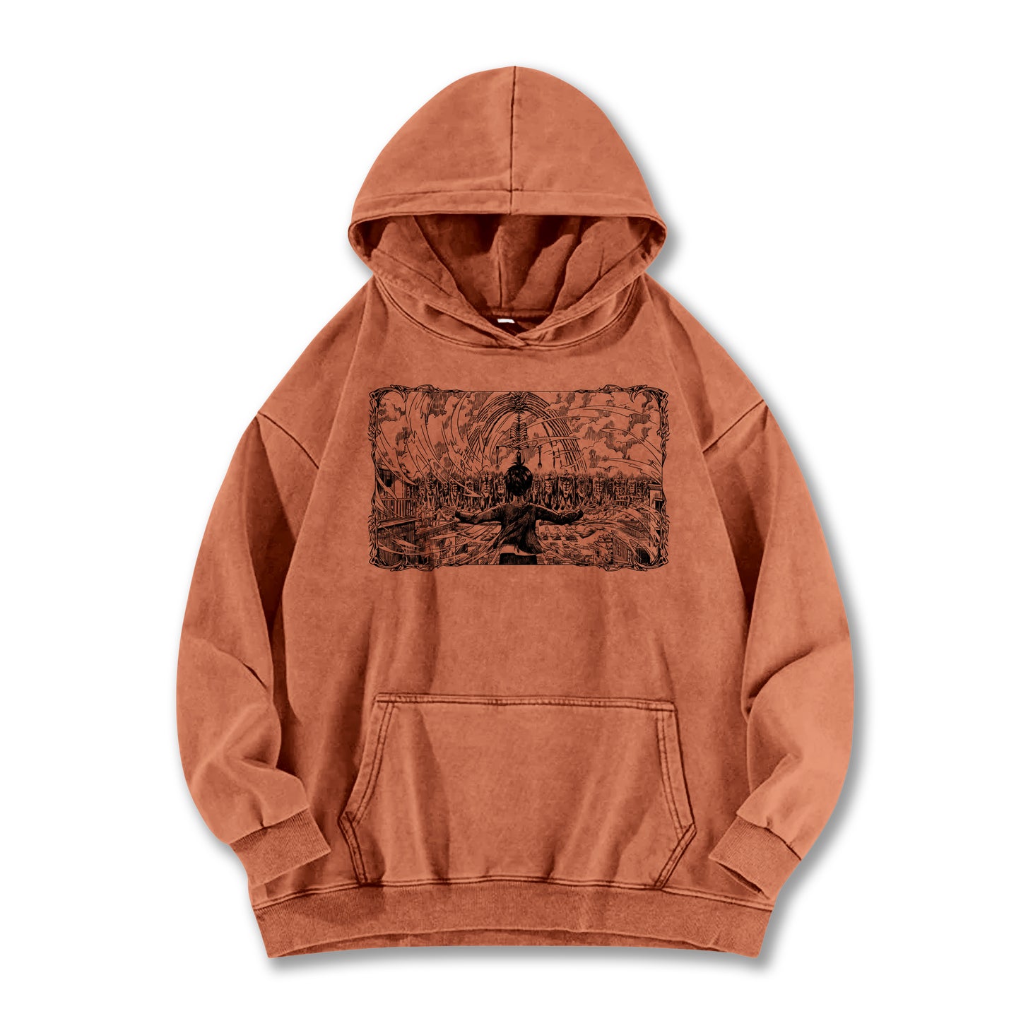 Titan Siege Freedom Fighter Blood Fiend Vintage Hoodie