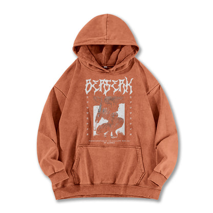 Dark Sword Saga Black Swordsman V2 Vintage Hoodie