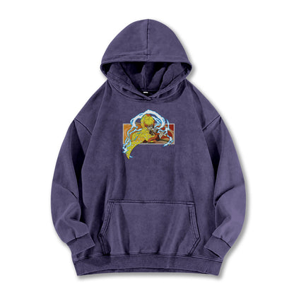 Blade of the Demon Hunters Zenitsu Vintage Hoodie