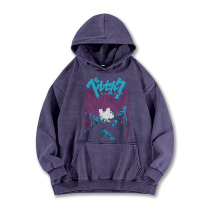 Dark Sword Saga Black Swordsman V8 Vintage Hoodie