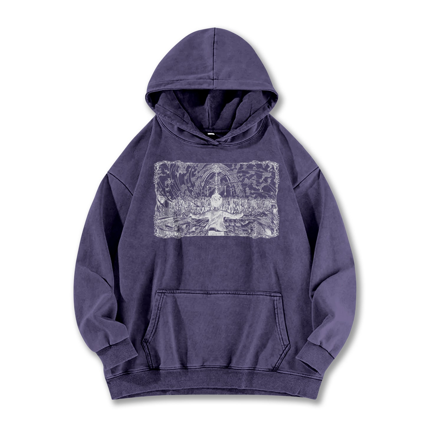 Titan Siege Freedom Fighter Blood Fiend Vintage Hoodie
