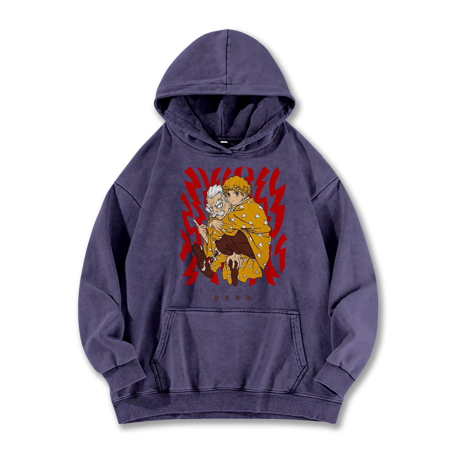 Blade of the Demon Hunters Zenitsu's Master Vintage Hoodie