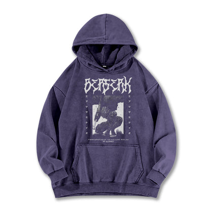 Dark Sword Saga Black Swordsman V2 Vintage Hoodie