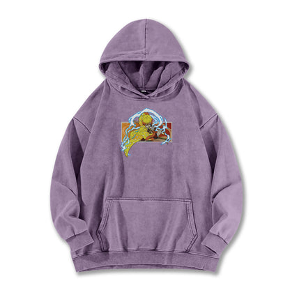Blade of the Demon Hunters Zenitsu Vintage Hoodie