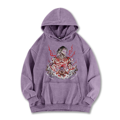 Titan Siege Freedom Fighter Attack Titan V3 Vintage Hoodie
