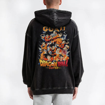 Saiyan Legacy Super Goku Vintage Hoodie