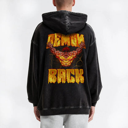 Ultimate Grappler - Yujiro Hanma's Demon Back Vintage Hoodie