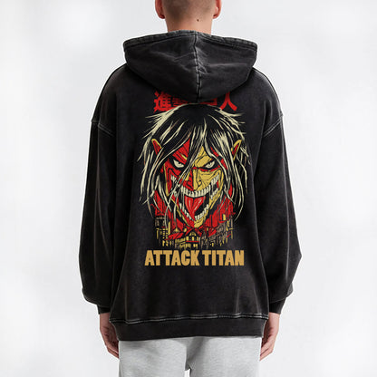 Titan Siege Freedom Fighter Attack Titan V2 Vintage Hoodie