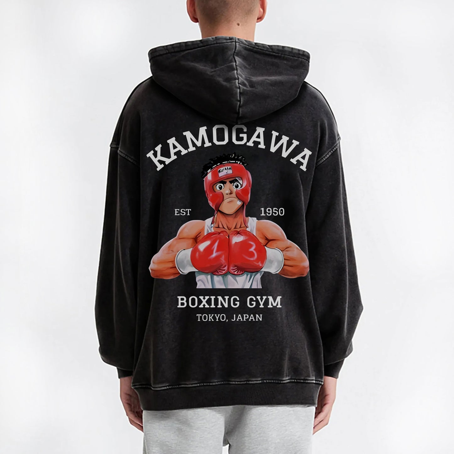 Fighting Spirit Kamogawa Boxing Gym Vintage Hoodie