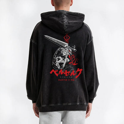 Dark Sword Saga Swordsman V2 Vintage Hoodie