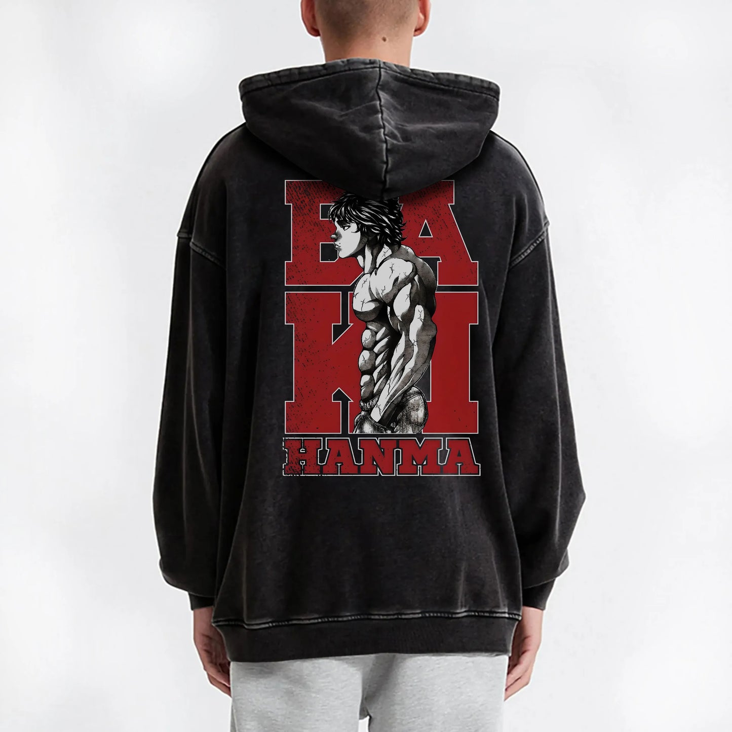 Ultimate Grappler Hanma V11 Vintage Hoodie