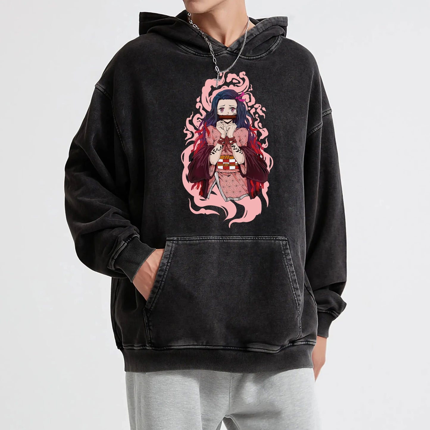 Blade of the Demon Hunters Nezuko Vintage Hoodie
