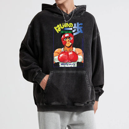 Fighting Spirit Kamogawa Boxing Gym V2 Vintage Hoodie