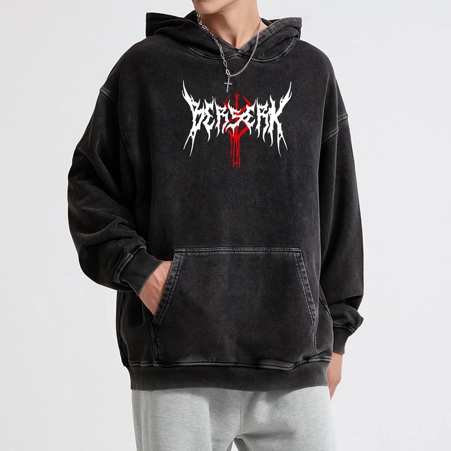Dark Sword Saga Swordsman V4 Vintage Hoodie
