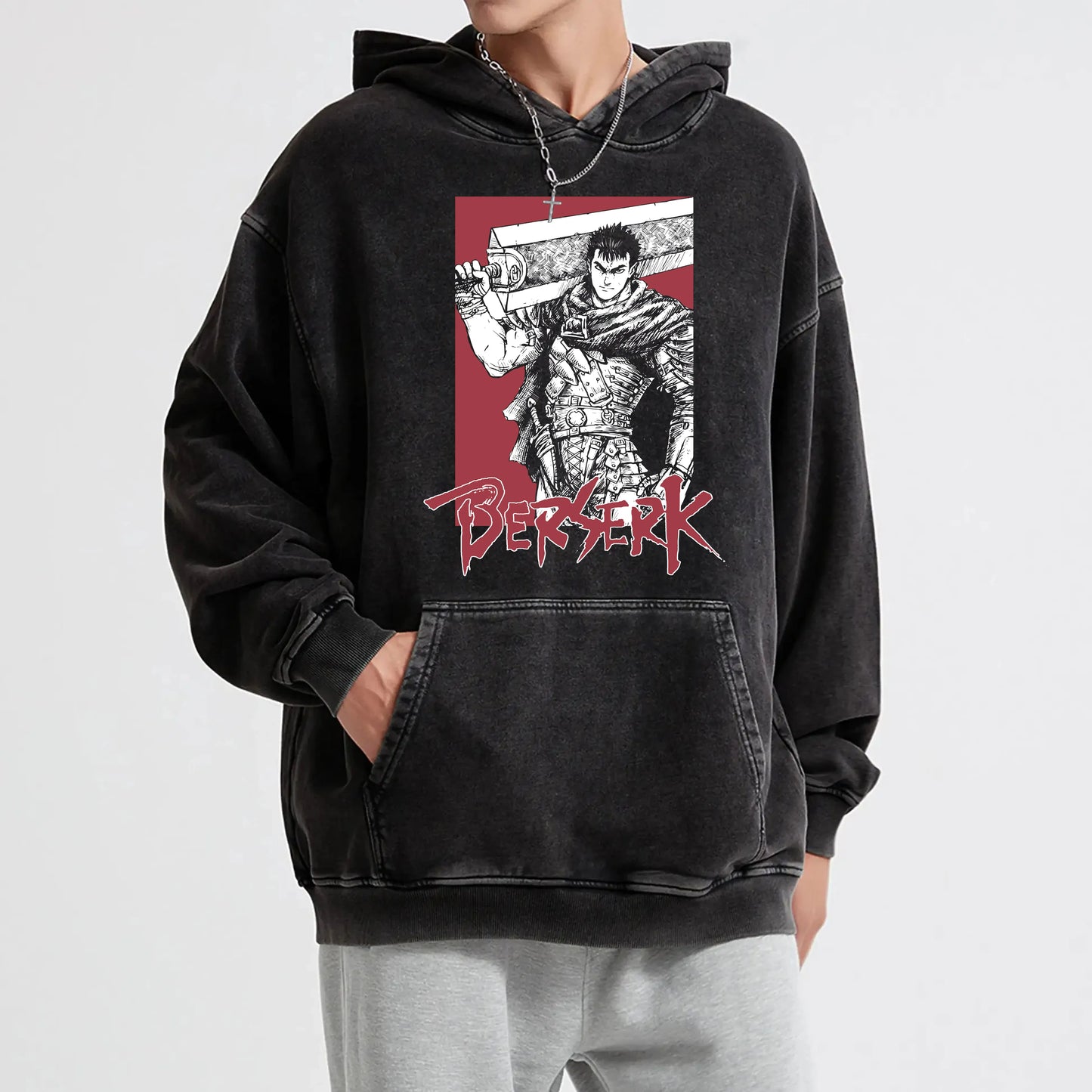 Dark Sword Saga Swordsman V8 Vintage Hoodie