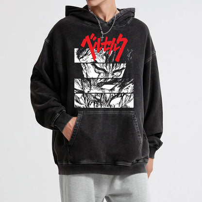 Dark Sword Saga Guts' Wrath Vintage Hoodie
