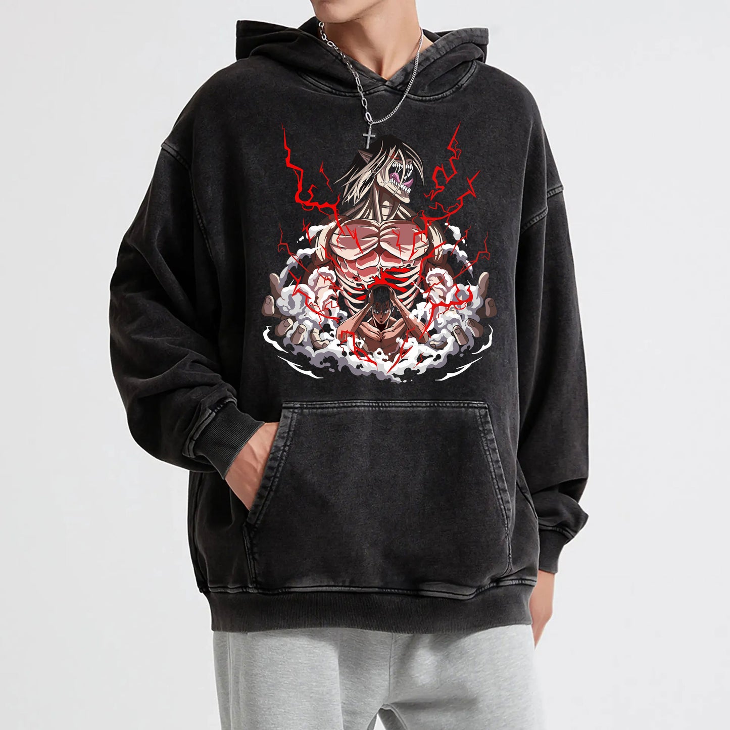 Titan Siege Freedom Fighter Attack Titan V3 Vintage Hoodie