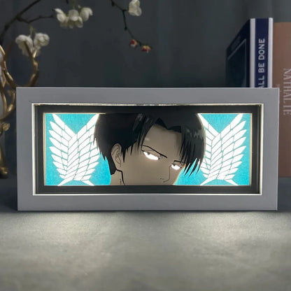 Boîte à lumière Levi Ackerman de l'Attaque des Titans