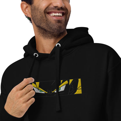 Saiyan Legacy Warrior of SS1 Blackout Hoodie (Embroidered)
