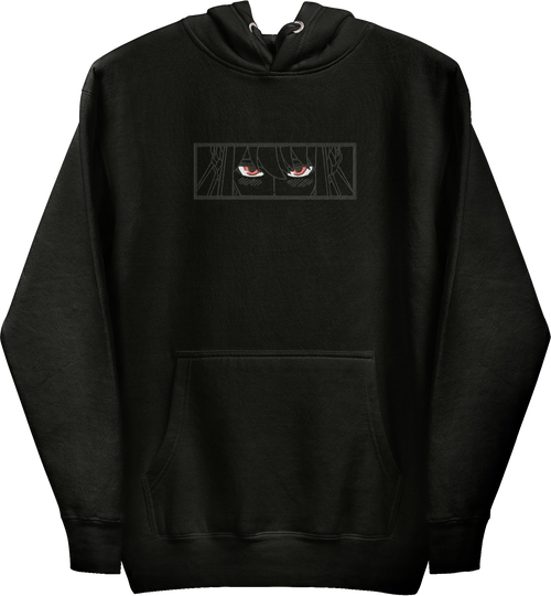 Family Espionage Thorn Princess Blackout Embroidered Hoodie