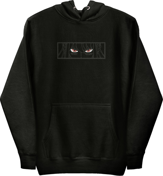 Family Espionage Thorn Princess Blackout Embroidered Hoodie
