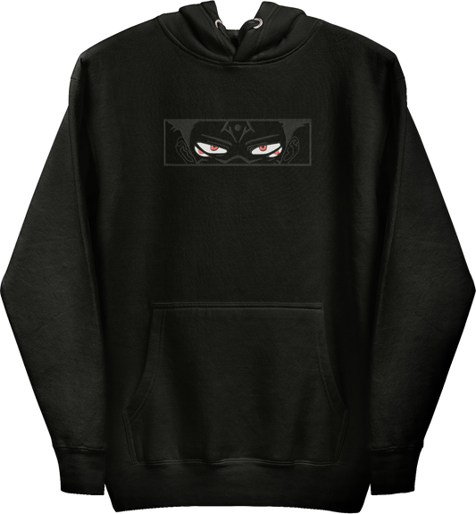 Tokyo Sorcery Malevolent Unlucky King Blackout Embroidered Hoodie