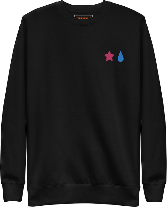 Elite Hunter Saga Trickster Magician Face Tattoo Embroidered Sweatshirt