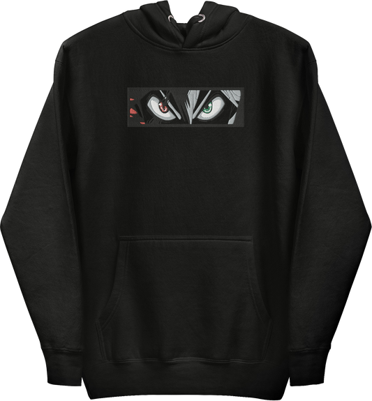 Clover Magic Anti-Magic Knight DEMON TRANSFORMATION BLACKOUT HOODIE (EMBROIDERED)