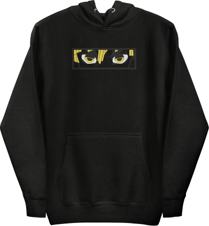 Blade of Demon Hunters Thunder Breather Blackout Hoodie (Embroidered)